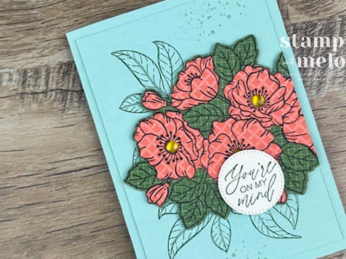 You’re on my mind – Stampin’ Fancy Friday April Technique&nbsp;Challenge!